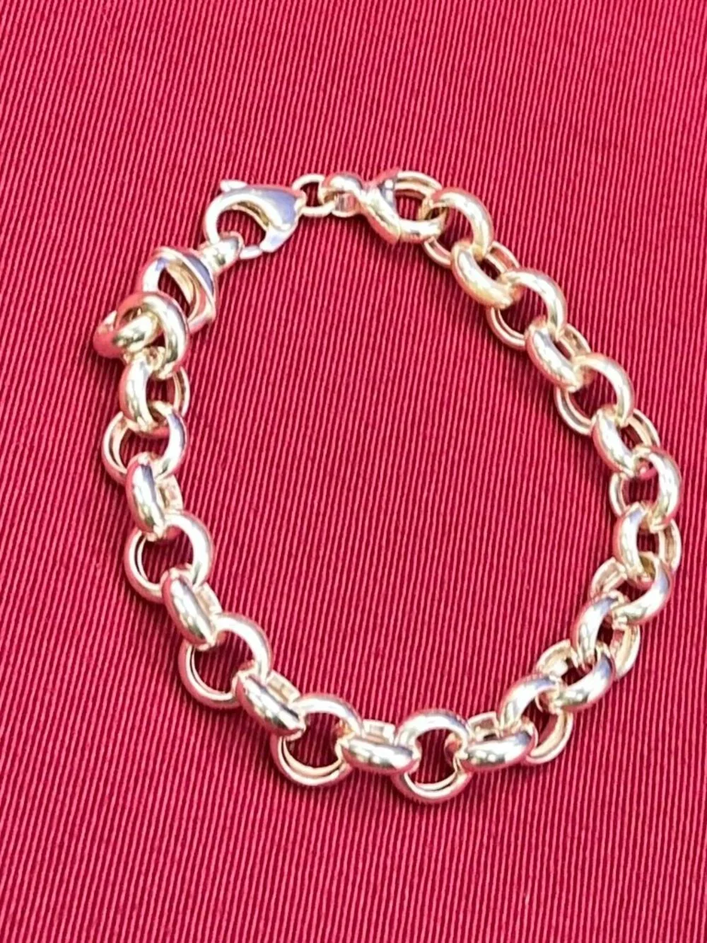 Milor Italy 950 Ultrafine Silver Open Link Bracelet - Picture 15 of 16